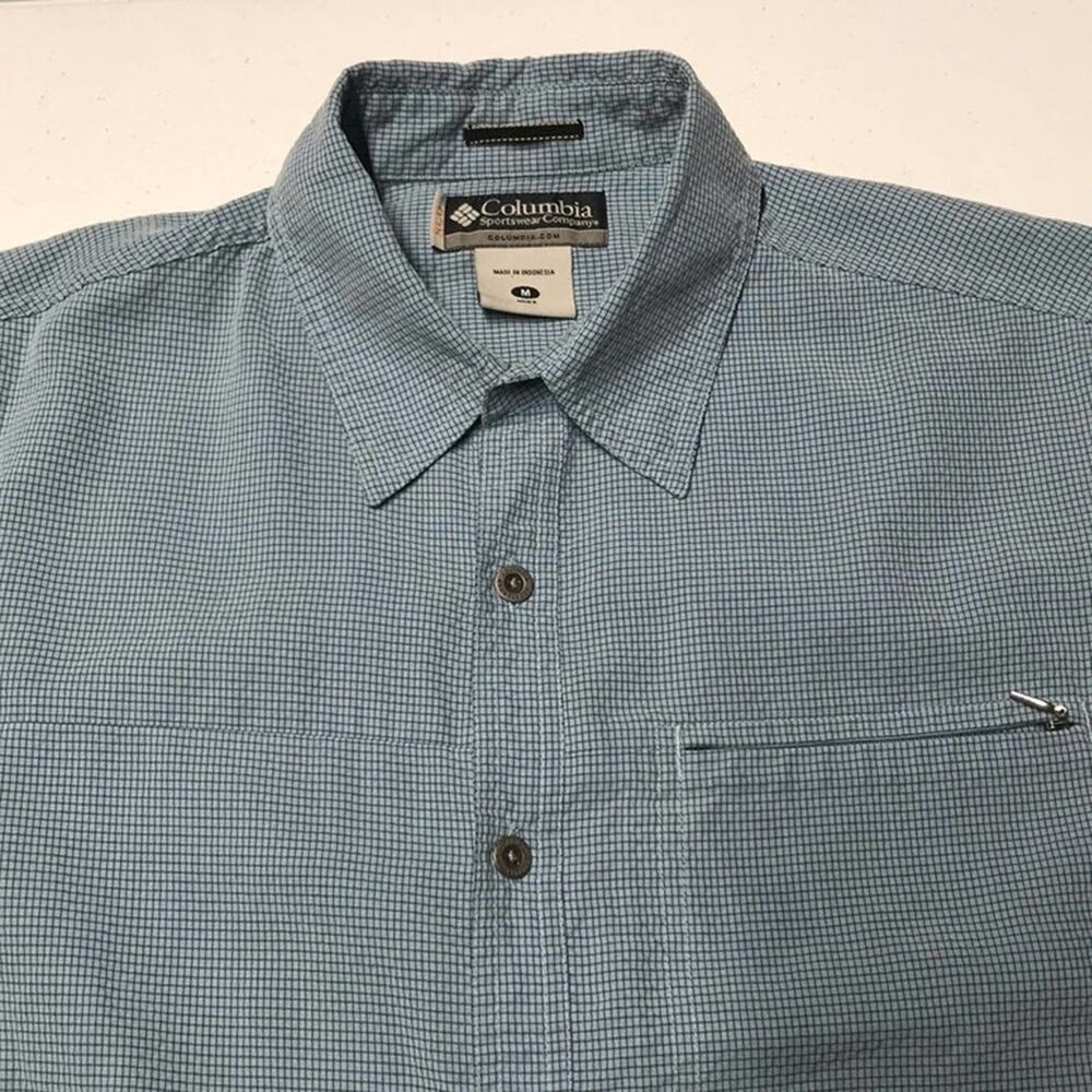 COLUMBIA XCO Men’s S/S Teal Pocket Dress Shirt